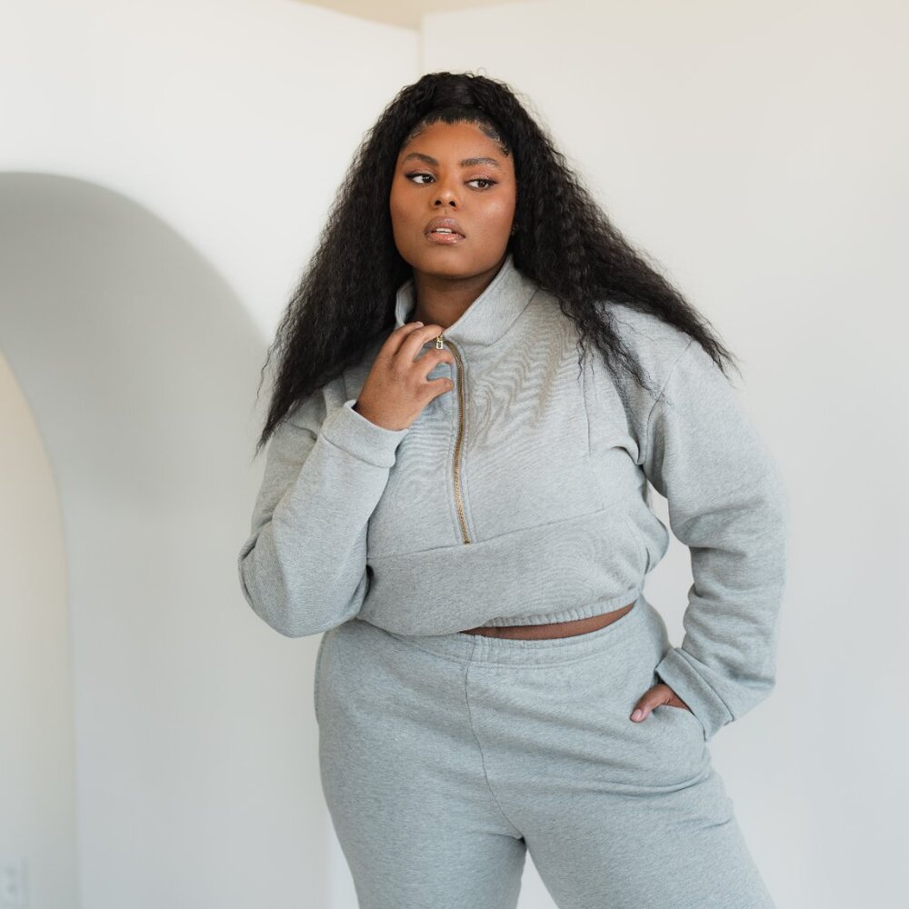 Heather Grey Perfect Pullover - Picture 3 of 5